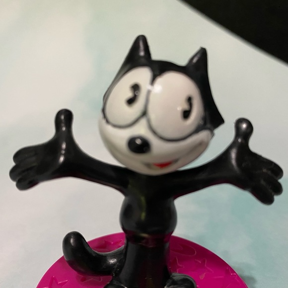 FELIX THE CAT VINTAGE 1996 COLLECTABLE  CARTOON CHARACTER WENDY’S FAST FOOD 3” - Picture 2 of 12